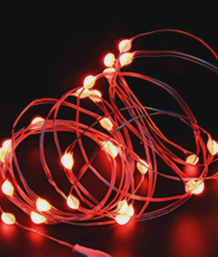 Set van 10x LED Koperdraad Lichtjes - 1m tot 5m - Sfeerverlichting voor Feest, Bruiloft, Kerst & Decoratie