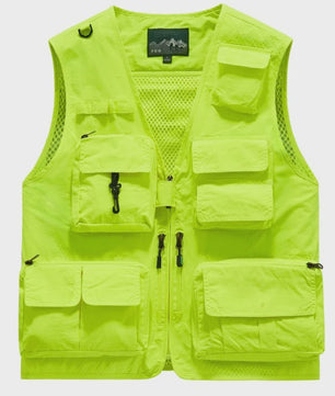 Herfst/Winter Heren Outdoor Werkkleding Vest met Mesh - Ademend & Veel Zakken