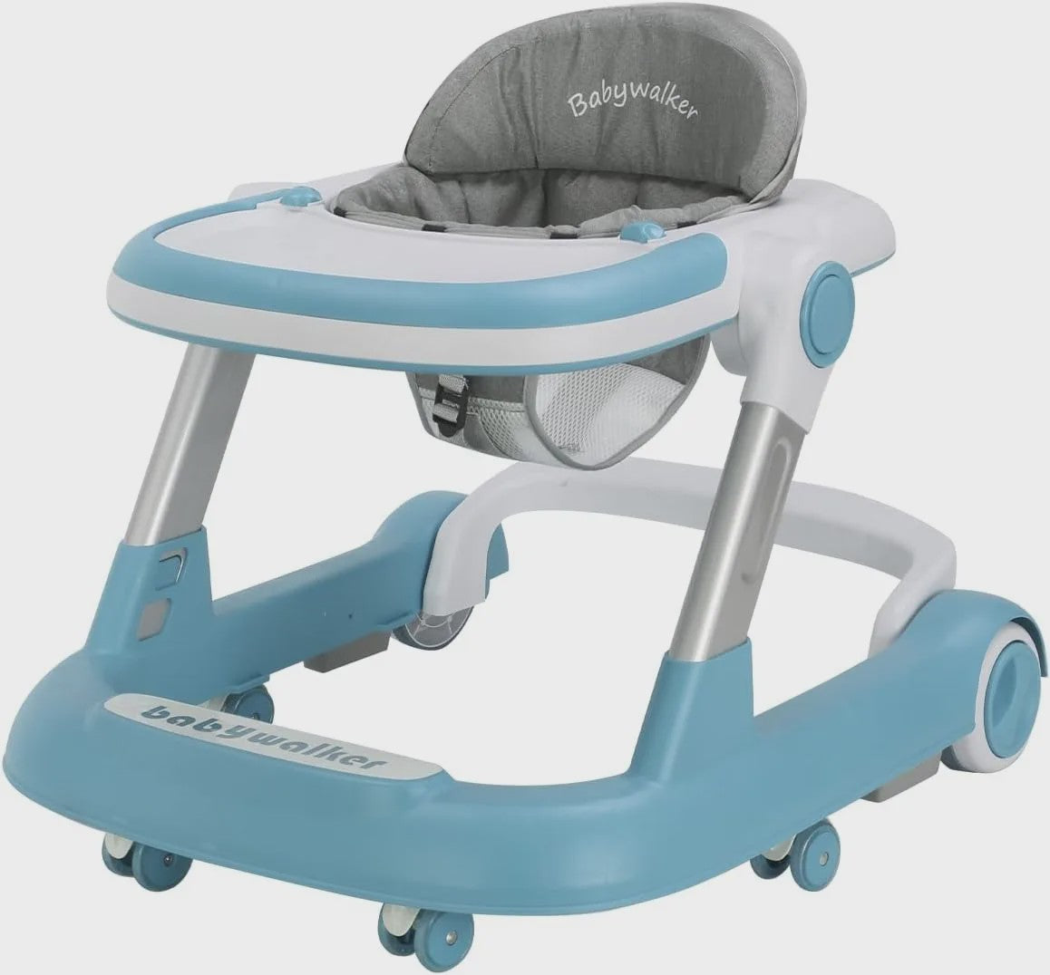 2-in-1 Baby Loopstoel & Duwkar - Opvouwbaar, In Hoogte Verstelbaar met Anti-Rol Systeem (6-18 Maanden)