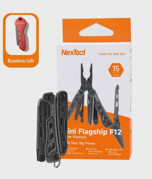 NexTool Mini Flagship F12 15-in-1 Multitool: Compacte EDC-vouwtool met tang, schaar, vijl en meer voor outdoor