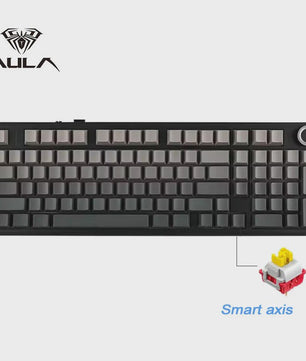 AULA F99PRO Mechanisch Gaming Toetsenbord - 99 toetsen, 3 Modi, Hot-Swappable, Gasket Structuur, Media Knop