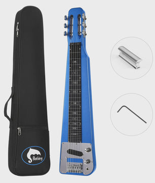 Elektrische Lap Steel Gitaar met Gigbag en Slide Bar - Sunburst