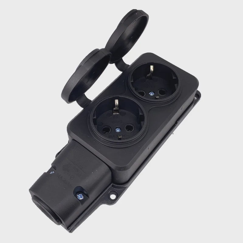 Waterdichte Buiten Verlengkabel met 3 of 4 Stopcontacten - IP54 - 16A/3500W