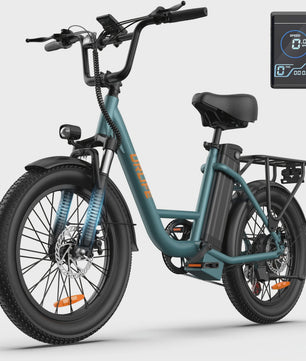 Urlife E20 Elektrische Fatbike - 20 Inch Wielen, 48V 13Ah Accu, 80KM Actieradius
