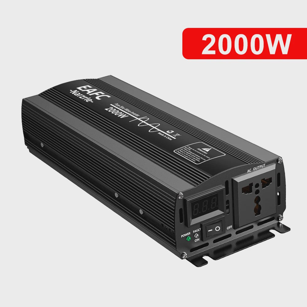 Krachtige Pure Sine Wave Omvormer 2000W/3000W/4000W - 12V/24V naar 220V AC