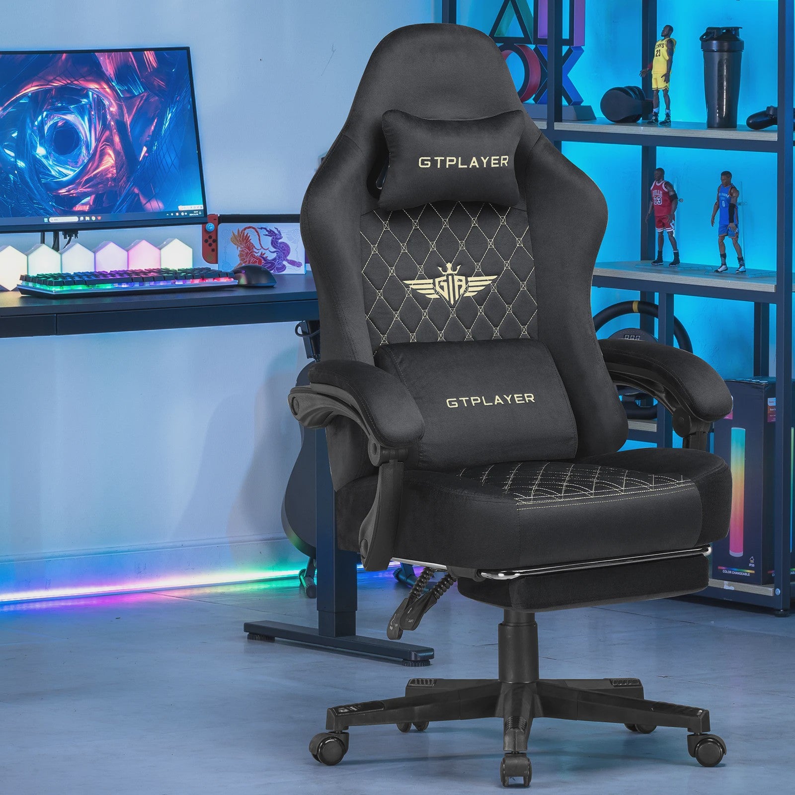 Ergonomische Gaming Chair van GTPLAYER - Verstelbaar, Draaibaar & Comfortabel