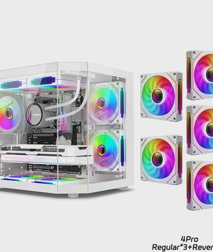 Power Train Star Realm PC Behuizing: Panoramisch Glas & 240mm Waterkoeling