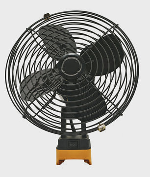 Krachtige 18V Accu Ventilator - Metaal, Camping & Buiten Gebruik - Compatibel met Makita, Dewalt, Milwaukee