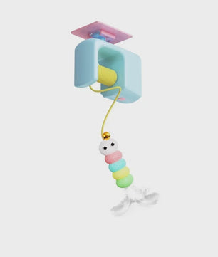Interactief Katten Speelgoed: Automatische Yoyo Bal met Hangende Deur