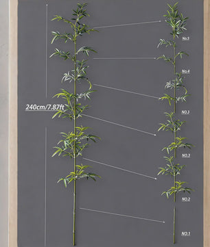Grote Kunst Bamboe Plant 160-270cm - Realistische Decoratie voor Huis en Tuin