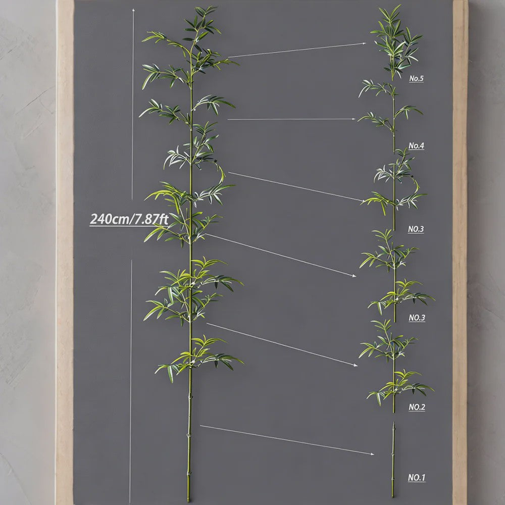 Grote Kunst Bamboe Plant 160-270cm - Realistische Decoratie voor Huis en Tuin