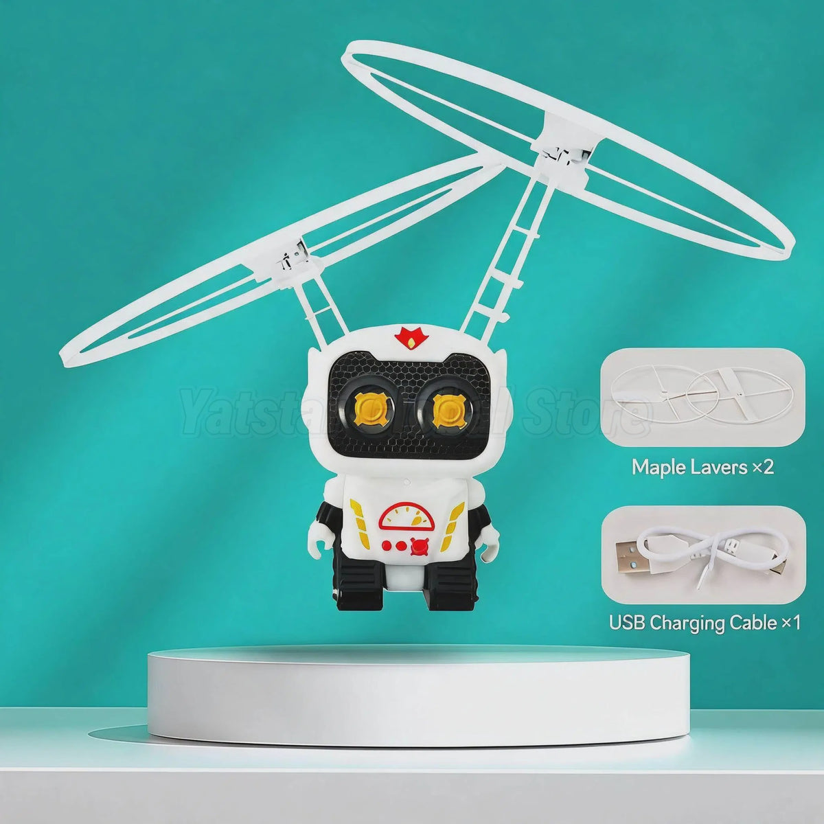 Zwevende Astronaut Drone met LED-verlichting - Interactief Vliegend Speelgoed voor Kinderen