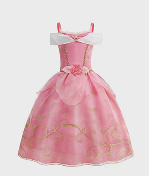 Roze Aurora Prinsessenjurk - Droomjurk voor Feestjes en Verkleedpartijen