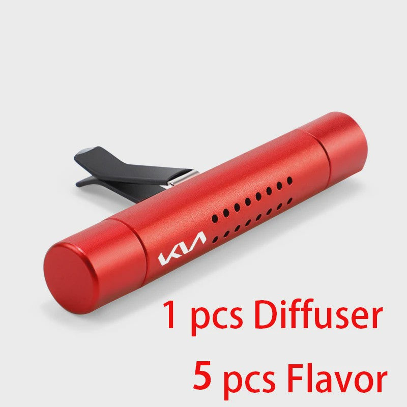Kia Auto Luchtverfrisser Ventilatierooster Parfum - Duurzaam Aluminium