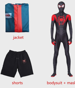 Miles Morales Spider-Man Cosplay Kostuum - Compleet Pak voor Heren & Dames