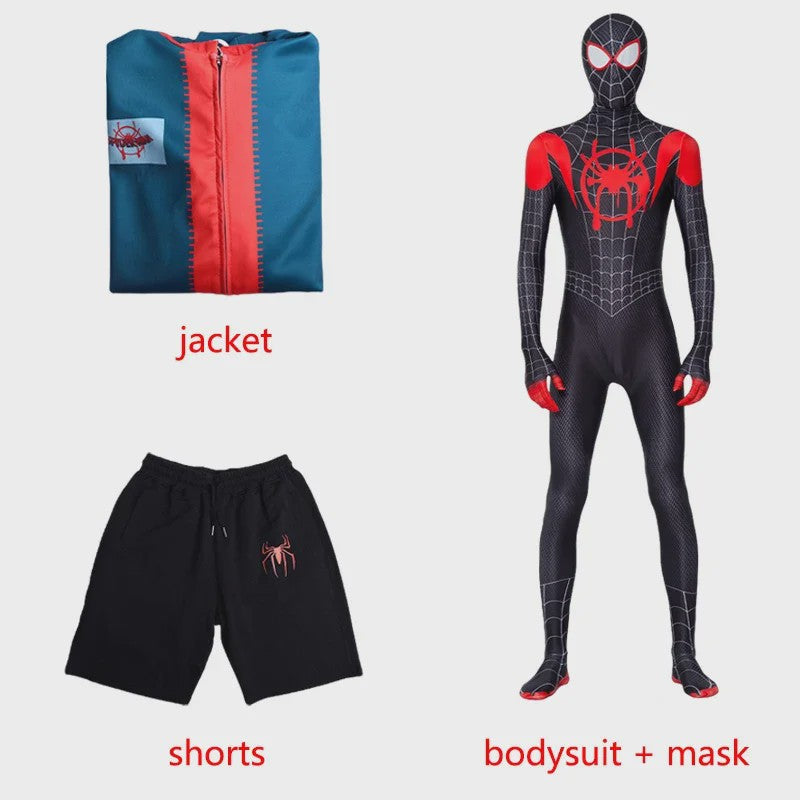 Miles Morales Spider-Man Cosplay Kostuum - Compleet Pak voor Heren & Dames