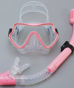 Professionele Duikbril en Snorkel Set voor Volwassenen - Panoramisch Gehard Glas