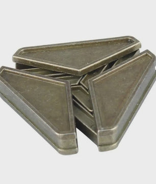 Klassieke Metalen IQ Puzzel Set - Uitdagende Breinbrekers voor Volwassenen