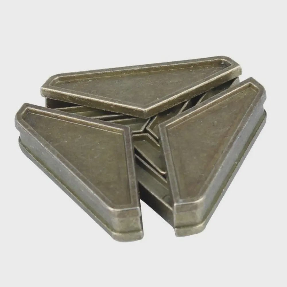 Klassieke Metalen IQ Puzzel Set - Uitdagende Breinbrekers voor Volwassenen