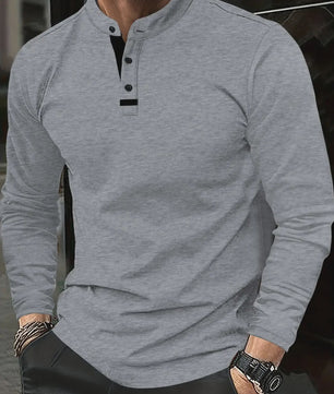 Stijlvolle Heren Poloshirt met Ronde Hals - Comfortabel voor Elk Seizoen