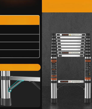 Telescopische Ladder RVS - 1.9m/2.7m/3.5m - Veilig & Multifunctioneel