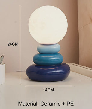 Keramische LED Tafellamp - Sfeerverlichting voor Slaapkamer & Bureau