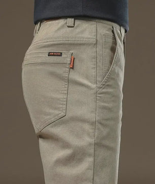 Herfst/Winter Heren Slim Fit Katoenen Broek - Casual & Zakelijk