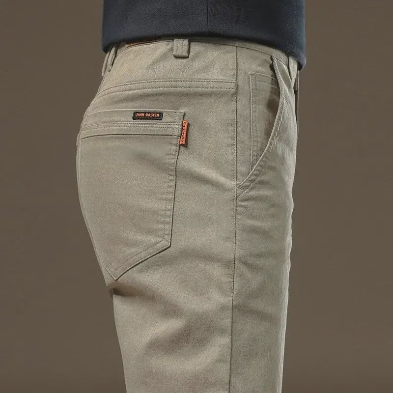 Herfst/Winter Heren Slim Fit Katoenen Broek - Casual & Zakelijk