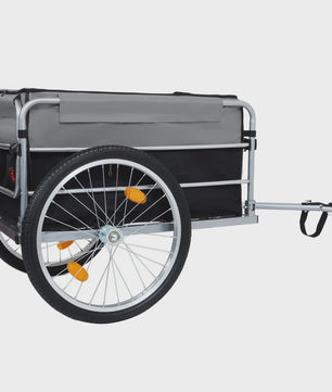 Robuuste Cargo Fietskar met 50 Kg Laadvermogen en Universele Koppeling - Ideaal voor Boodschappen en Transport