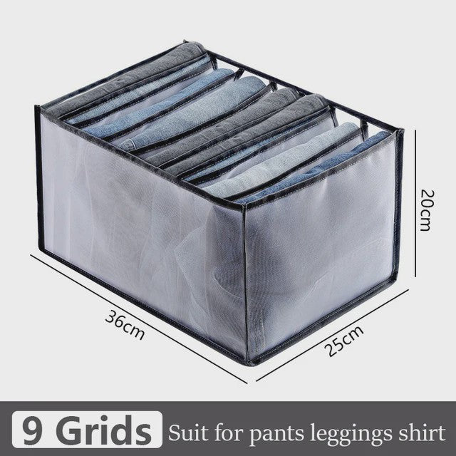 Opvouwbare Lade Organizer Set voor Ondergoed, Sokken en BH's - Mesh Opbergdozen