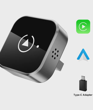 Draadloze CarPlay & Android Auto Adapter: Upgrade uw auto met 2-in-1 Plug & Play Dongle
