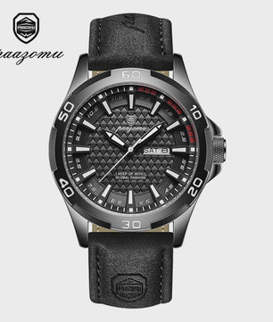 PAAZOMU Luxe Herenhorloge - Waterdicht, Lichtgevend, Datum & Week, RVS, Sportief & Fashion