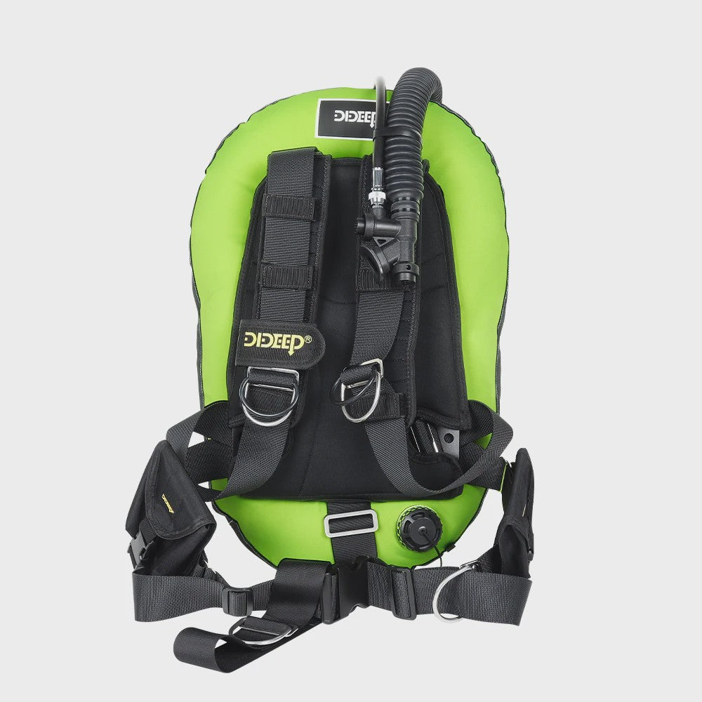 DIDEEP Professionele Duik BCD - Drijvingscontroleapparaat met Donut Design en Hoge-sterkte Nylon