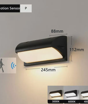 Waterdichte LED Buitenmuurverlichting met Bewegingssensor - IP65
