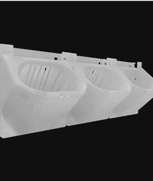 Modulaire Plantenbak voor Verticale Tuin - Zwart, 3 Vaks