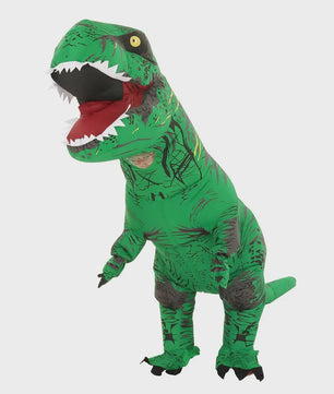 Opblaasbaar T-Rex Dinosaurus Kostuum voor Volwassenen - Halloween, Feest & Cosplay