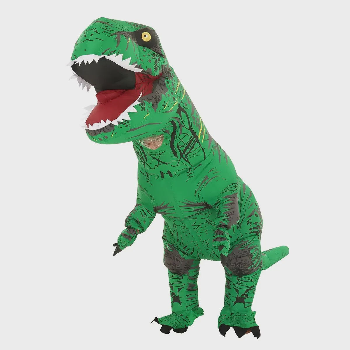 Opblaasbaar T-Rex Dinosaurus Kostuum voor Volwassenen - Halloween, Feest & Cosplay