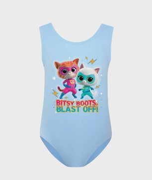 Super Kitties Kinder Zwempakje - Meisjes Badpak met Gabby Katten Print