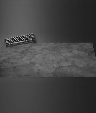Grote Grijze XXL Muismat voor Bureau & Gaming - Desktop Toetsenbord Mat