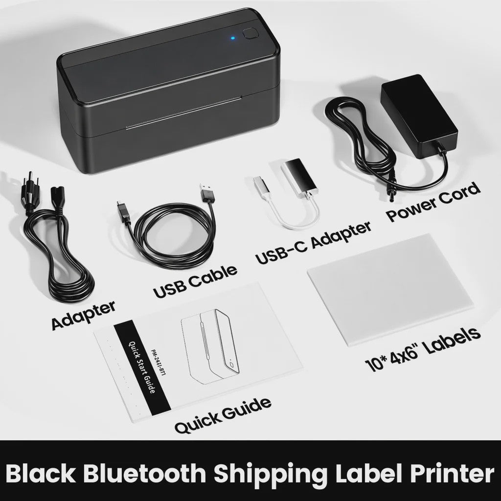 Phomemo PM-241BT Bluetooth Labelprinter - Draadloos Printen voor Verzending & Producten