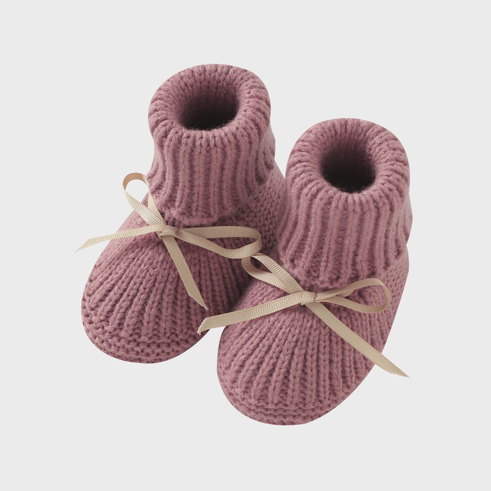 Babyschoentjes Gebreid - Zachte Toddler Schoentjes met Strik - 0-18 Maanden