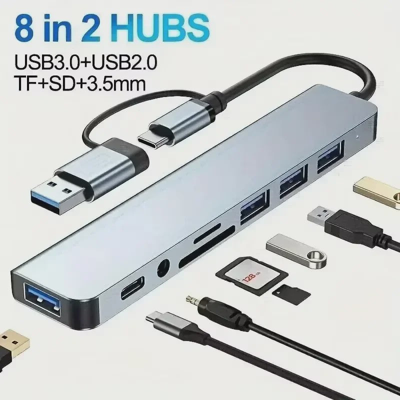 USB-C Hub 3-in-1 Docking Station met 4K HDMI, PD Fast Charge & USB 3.0