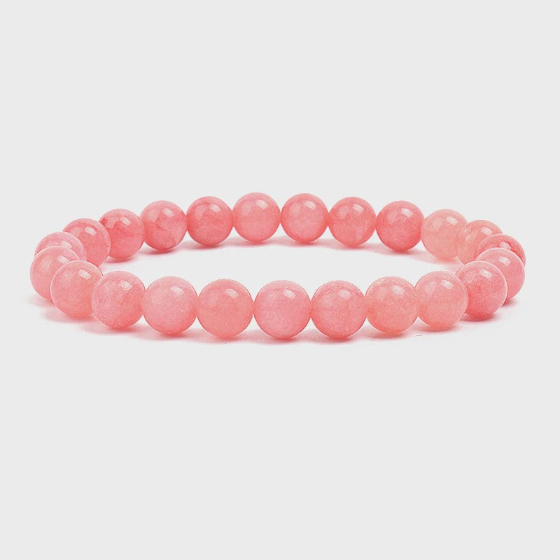 Natuurstenen Kralen Armband - Amethist, Aquamarijn, Jade & meer