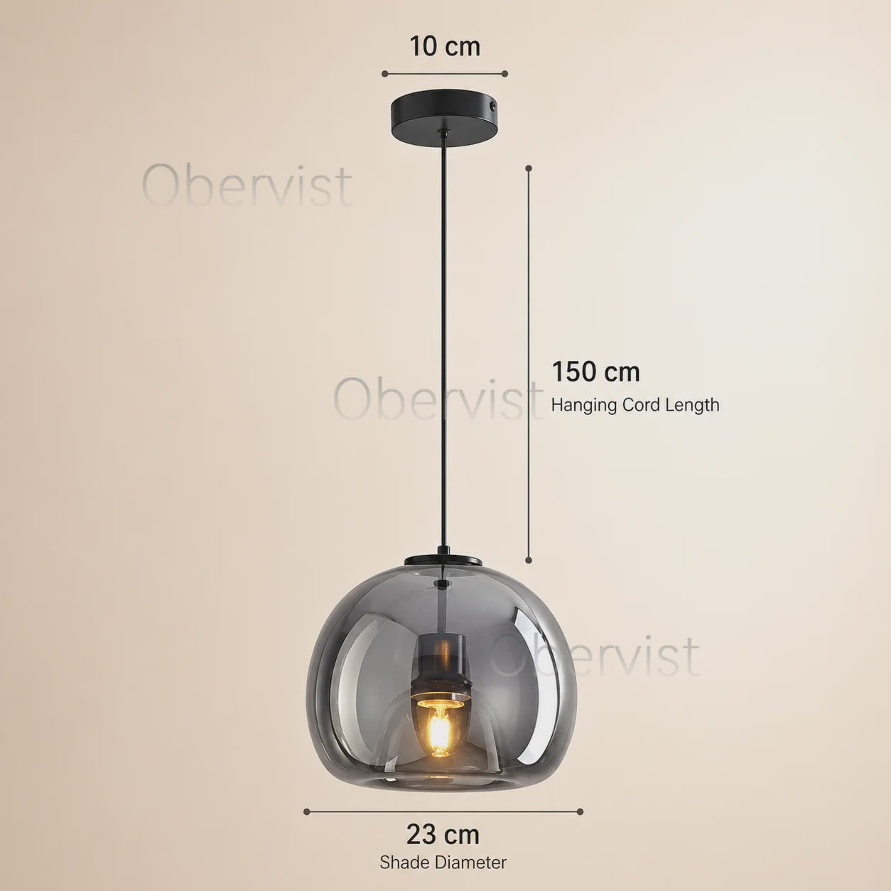 Moderne Glazen Hanglamp - Stijlvol Design voor Woonkamer, Eetkamer & Keuken