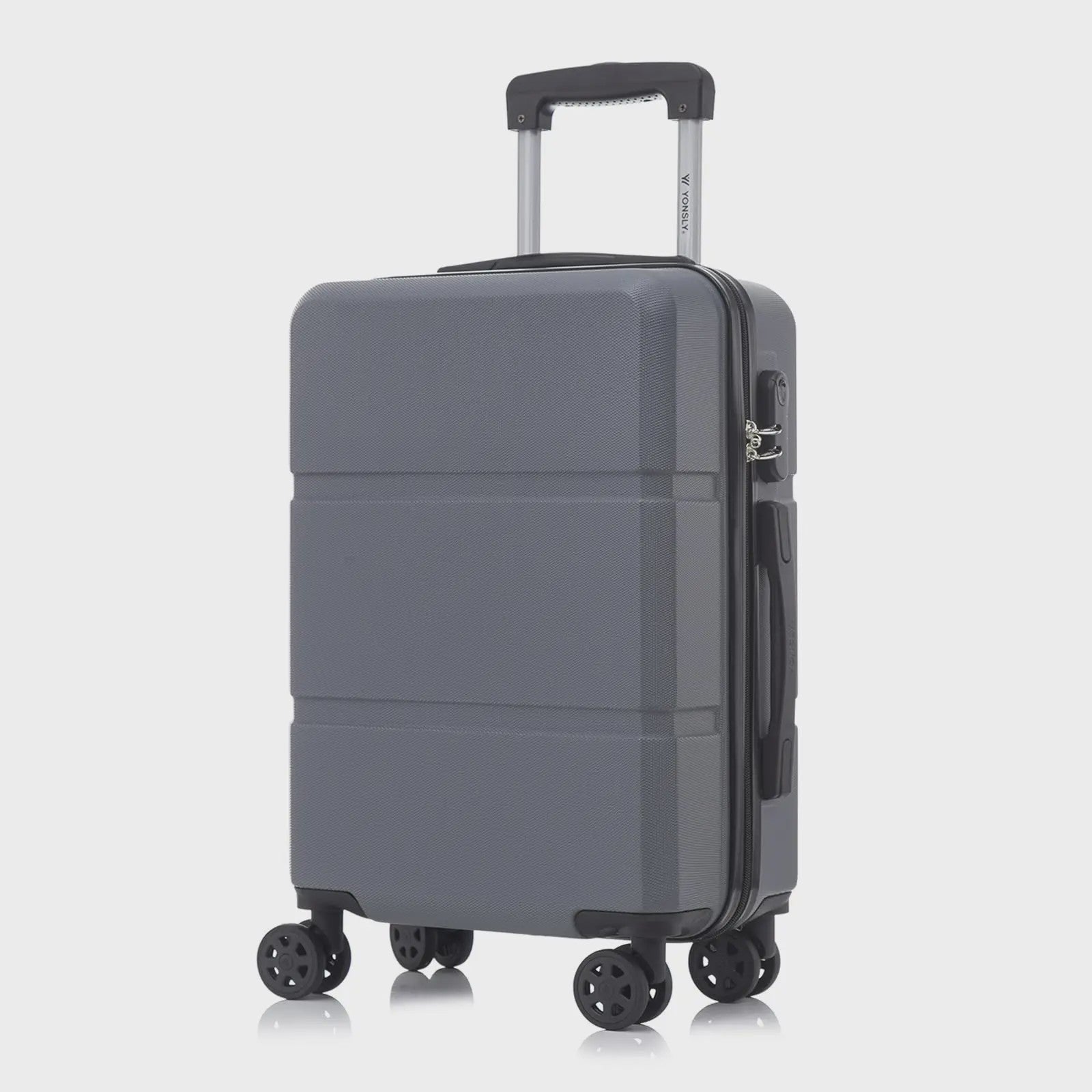 YONSLY Hardcase Koffer 16/20/24/28 Inch - Lichtgewicht 4-Wiel Trolley met Cijferslot