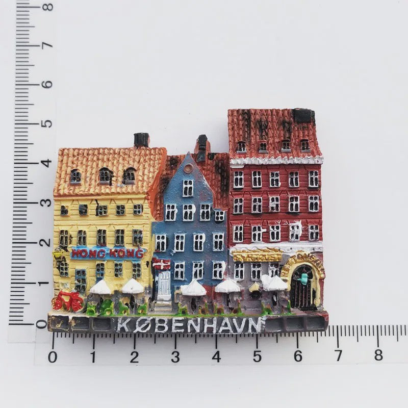3D Koelkastmagneten Denemarken - Souvenir & Decoratie