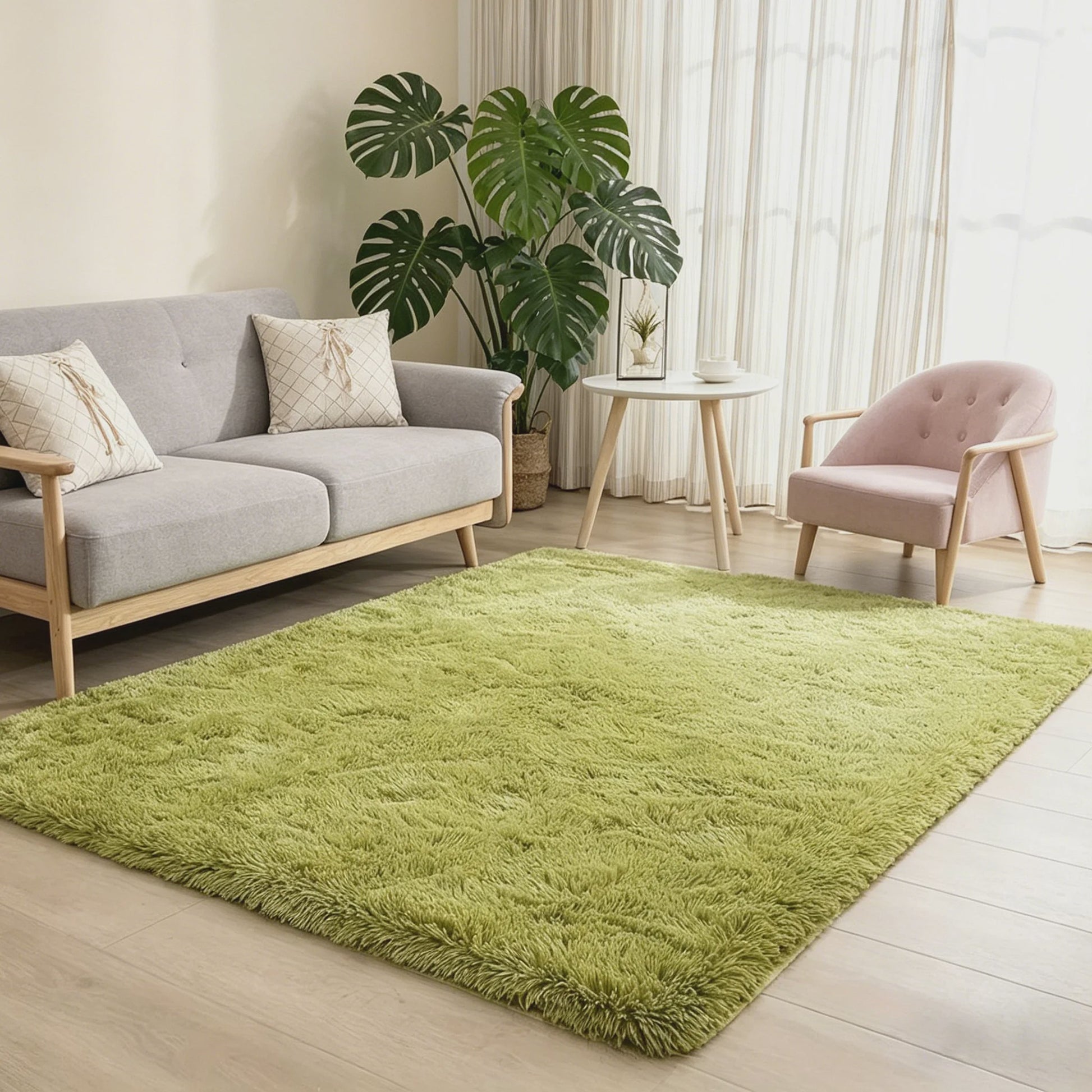Superzacht Hoogpolig Vloerkleed - Pluizig & Luxueus voor Woonkamer, Slaapkamer & Kinderkamer