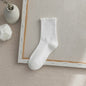 Dames Sokken met Ruche Rand - Comfortabel & Ademend - 6 Paar Set