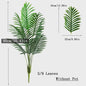 Grote Kunstpalmboom 90-120cm - Tropische Nep Plant voor Huis & Tuin Decoratie