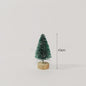 Set van 5 of 8 Mini Kerstboompjes - Tafeldecoratie met Houten Voet